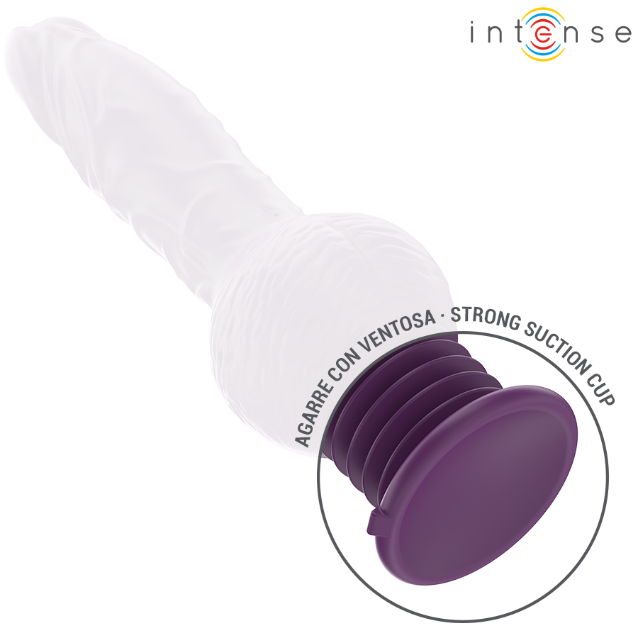 INTENSE - VIBRATEUR MULTIFONCTION TATUM AVEC VIBRATION DE HAUT EN BAS 24 CM VIOLET – Image 4