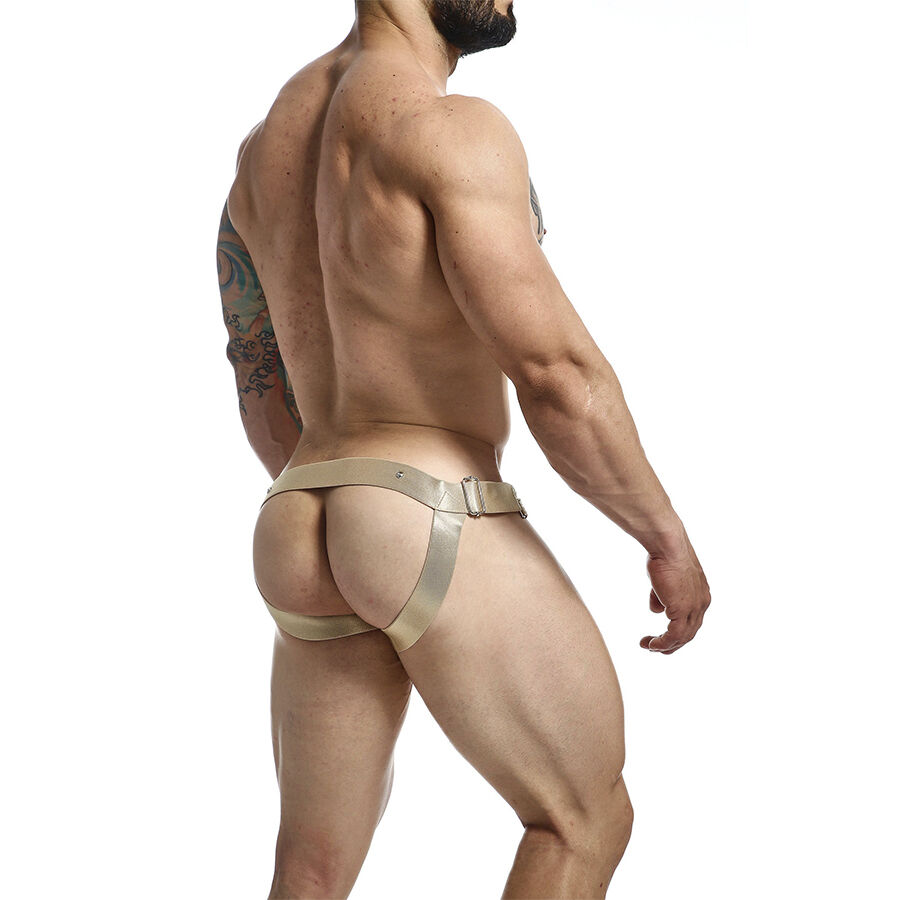 MOB - DNGEON JOCKSTRAP GOLDENER COCKRING EINE GRÖSSE – Bild 3