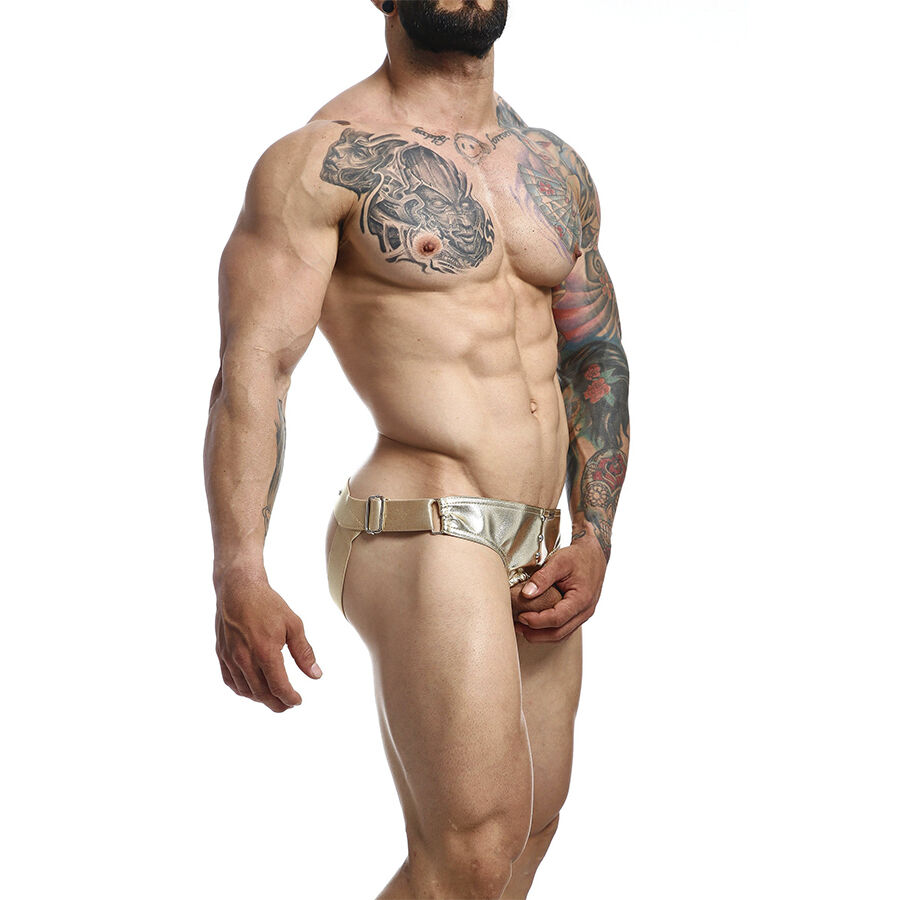 MOB - DNGEON JOCKSTRAP GOLDENER COCKRING EINE GRÖSSE – Bild 4