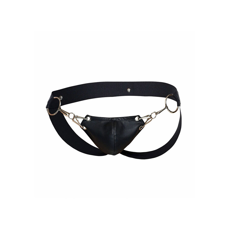 MOB - DNGEON JOCKSTRAP NERO A PRESSIONE TAGLIA UNICA - immagine 4