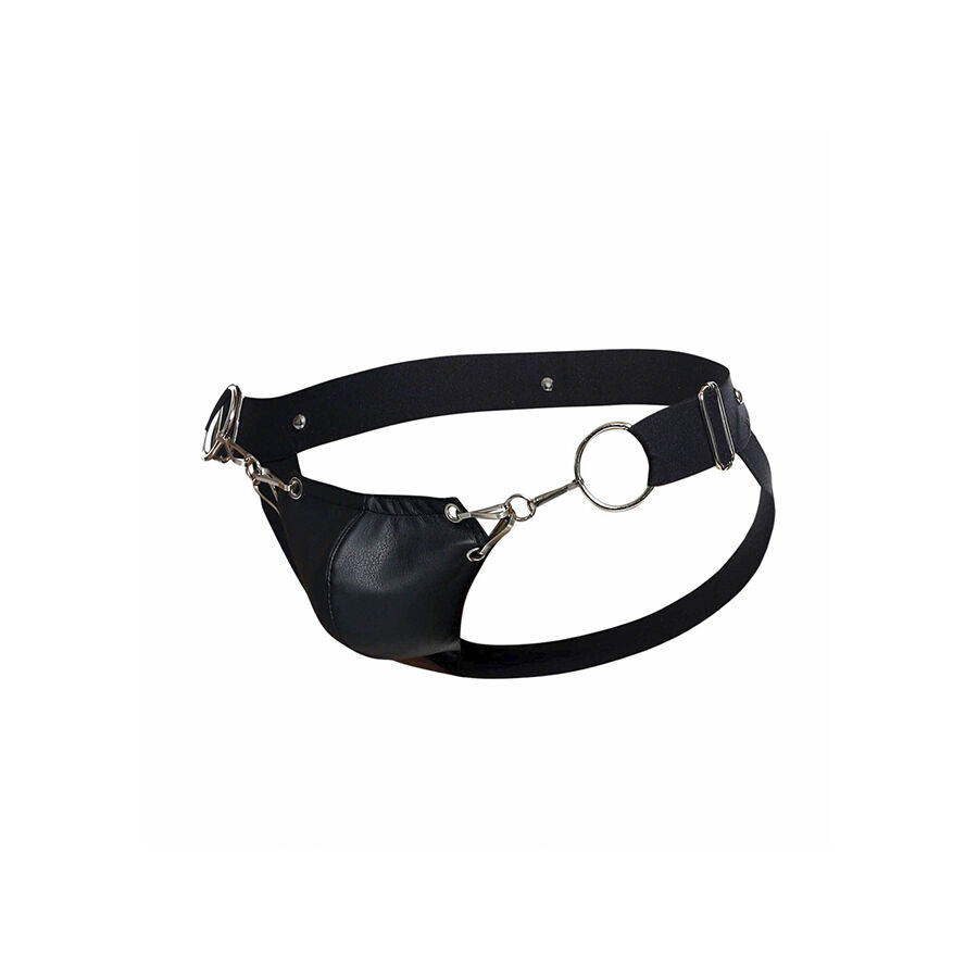 MOB - DNGEON JOCKSTRAP NERO A PRESSIONE TAGLIA UNICA - immagine 11