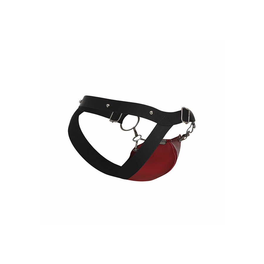 MOB - DNGEON JOCKSTRAP A PRESIÓN ROJO TALLA ÚNICA - Imagen 5