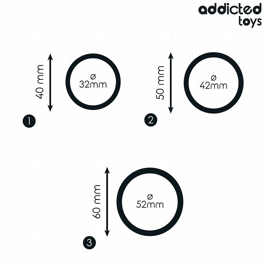ADDICTED TOYS - LOT DE ANNEAUX EN SILICONE MODÈLE 2 – Image 5