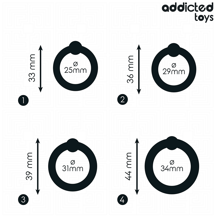 ADDICTED TOYS - SET ANILLOS SILICONA DE PRESIÓN - Imagen 5
