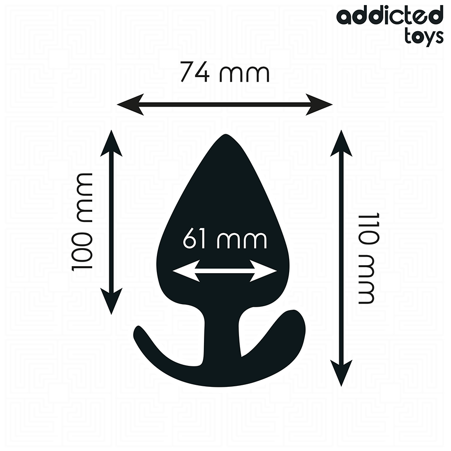 ADDICTED TOYS - PLUG ANAL SILICONA TALLA XXL 11 CM - Imagen 3