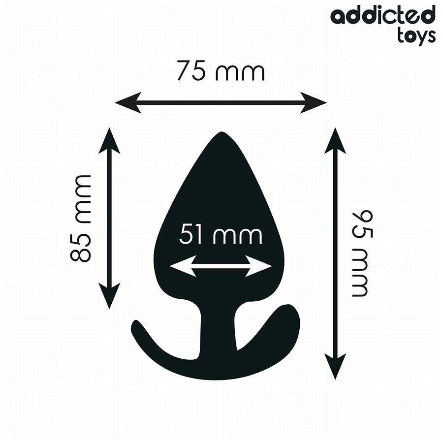 ADDICTED TOYS - ANAL PLUG SILICONE SIZE XL 9.5 CM - Image 3