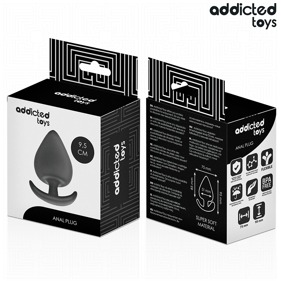 ADDICTED TOYS - ANAL PLUG SILICONE SIZE XL 9.5 CM - Image 2
