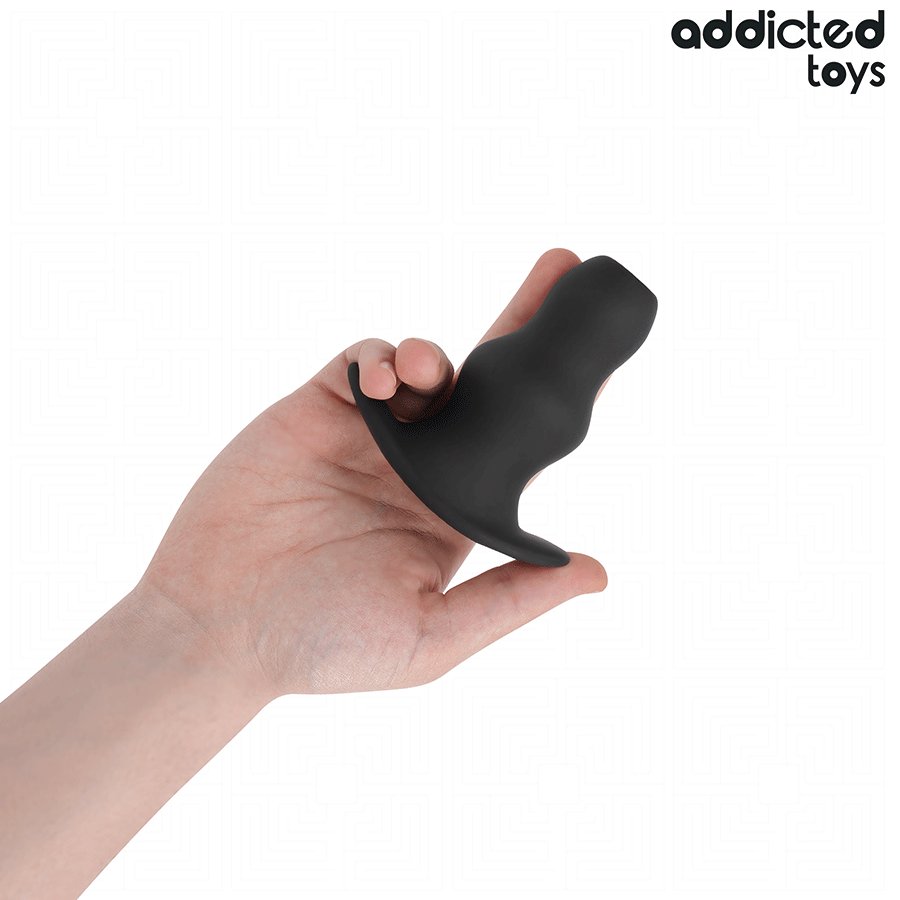 ADDICTED TOYS - HOLLOW ANAL PLUG SILICONE SIZE M 9.6 CM - Image 3