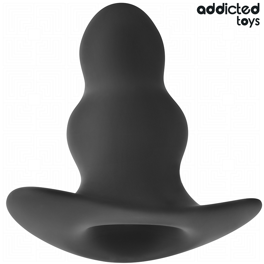ADDICTED TOYS - HOLLOW ANAL PLUG SILICONE SIZE M 9.6 CM - Image 2