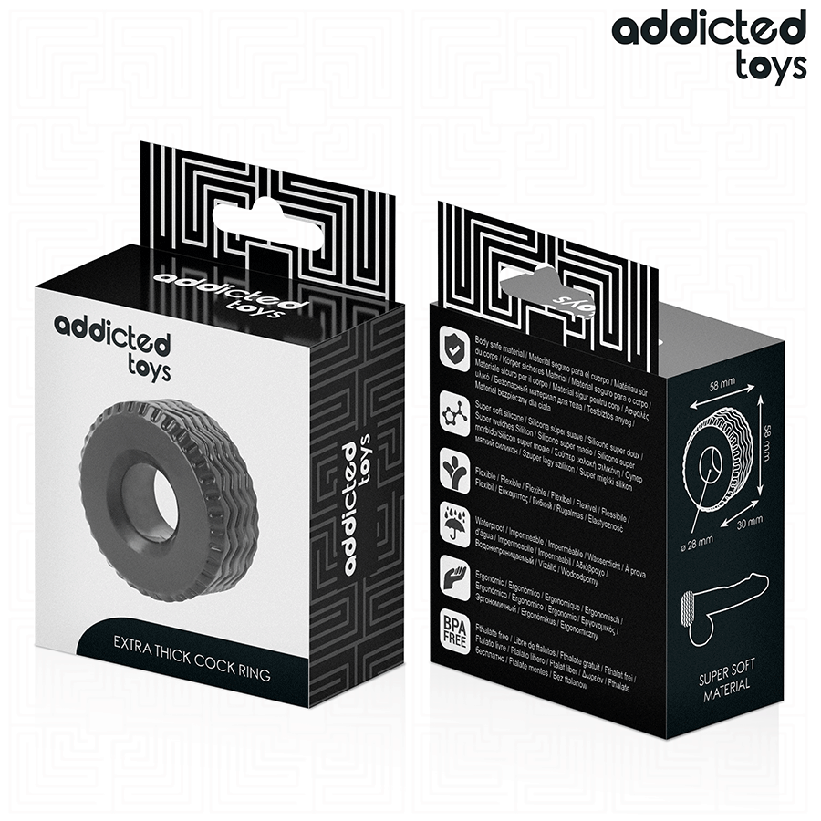 ADDICTED TOYS - ANNEAU PÉNITENSIF EXTRA ÉPAIS – Image 7