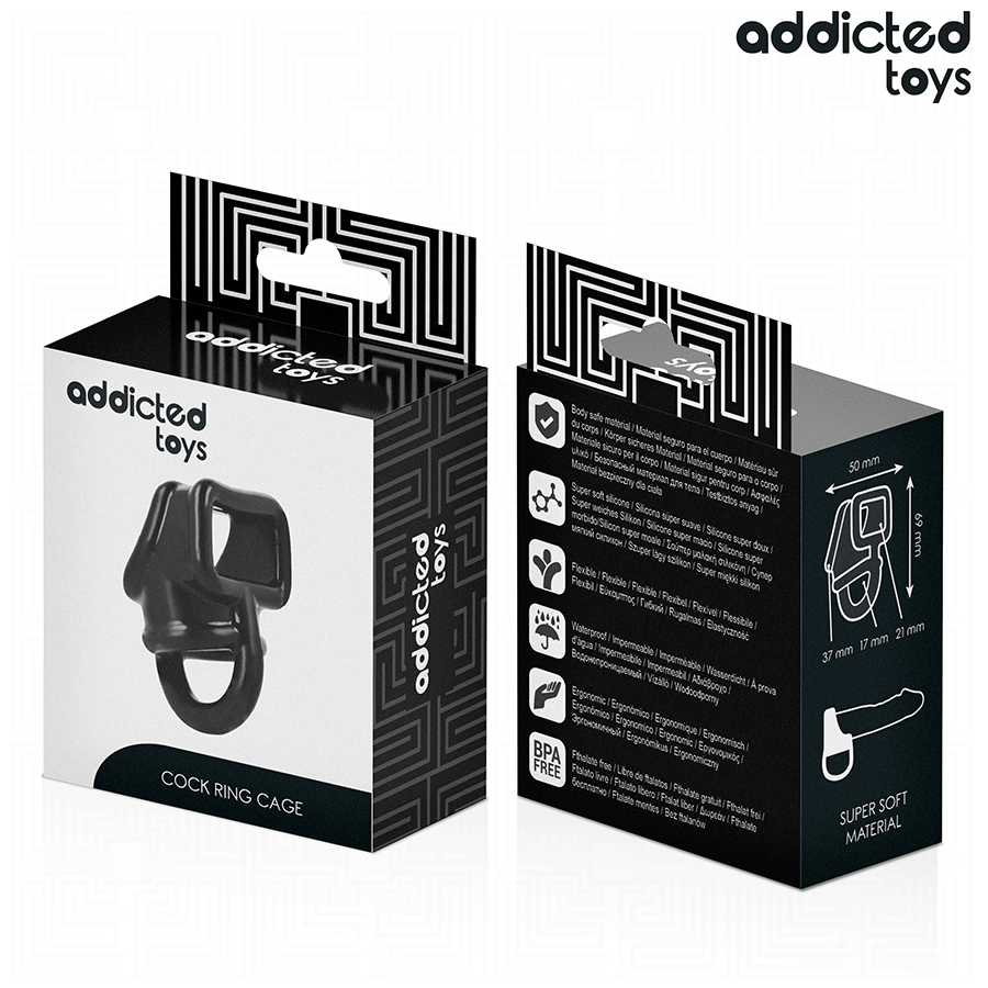 ADDICTED TOYS - ANNEAU POUR CAGE À PÉNIS – Image 7