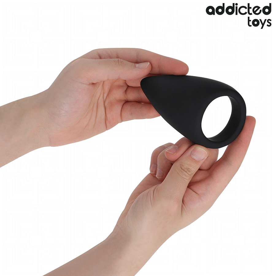 ADDICTED TOYS - ANNEAU PÉNIS EN FORME DE LARME – Image 3