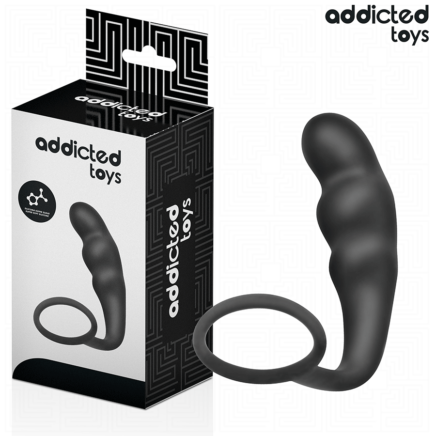 ADDICTED TOYS - PLUG ANAL CON ANILLO SILICONA MODELO 4 - Imagen 2