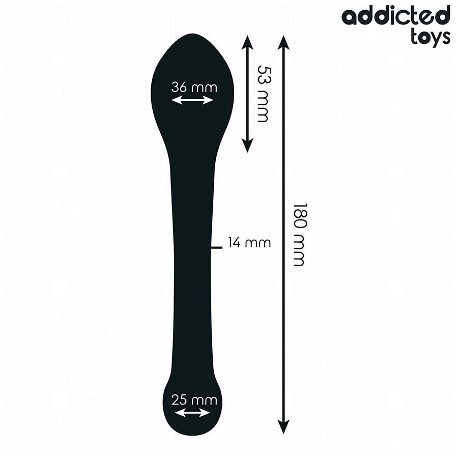 ADDICTED TOYS - ESTIMULADOR ANAL DOBLE SILICONA 18 CM - Imagen 6
