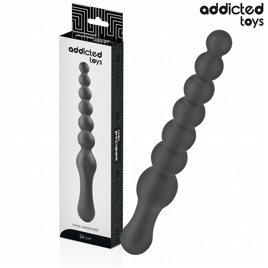 ADDICTED TOYS - MASAJEADOR ANAL DOBLE SILICONA 24 CM - Imagen 6