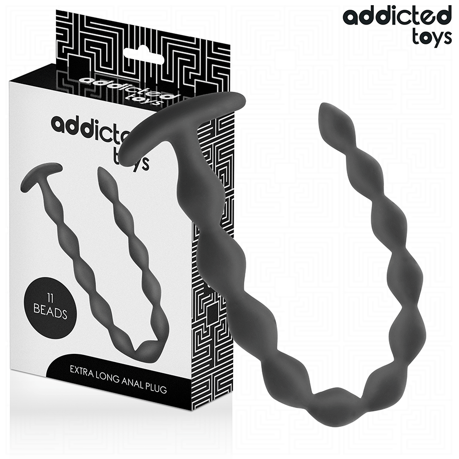 ADDICTED TOYS - ROSARIO ANAL 27 CM EXTRA LARGO SILICONA - Imagen 2