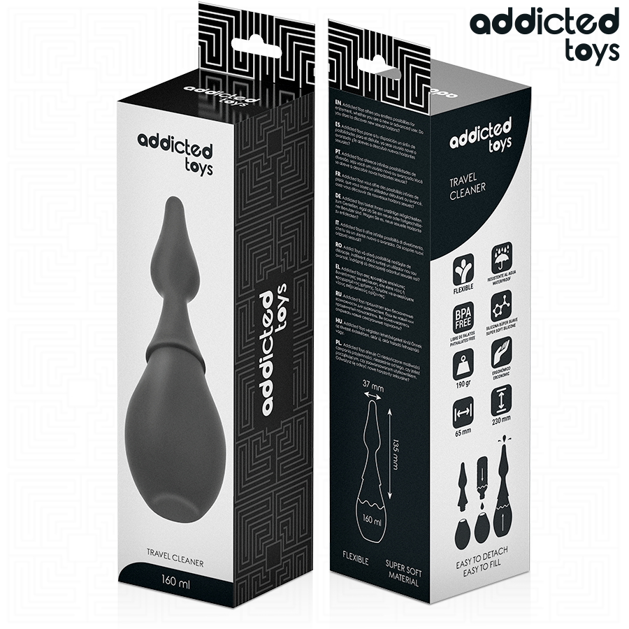 ADDICTED TOYS - LIMPIADOR DE VIAJE SILICONA MODELO 1 - Imagen 6