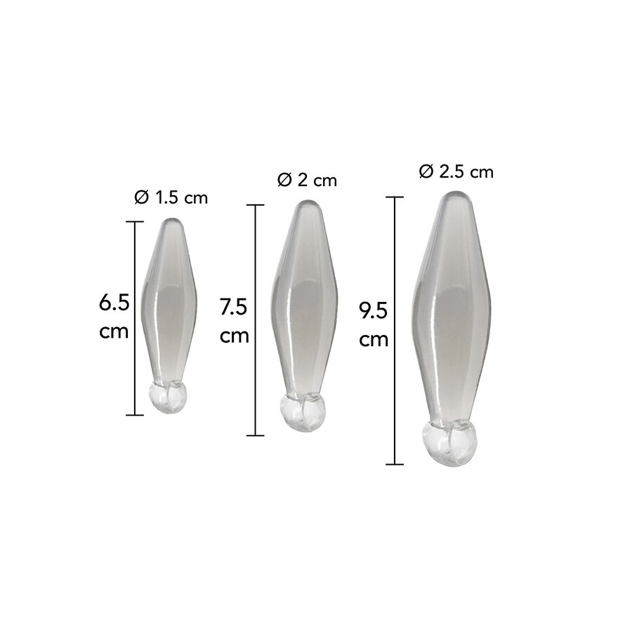 TOYJOY - ANAL PLAY FINGER RIMMER 3 PEÇAS TRANSPARENTE - Image 2