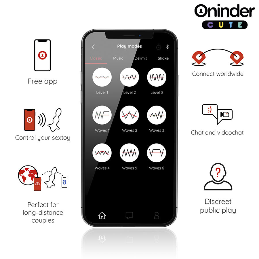 ONINDER CUTE - LOVE BUTT VIBRADOR PLUG ANAL DILATADOR - APP MUNDIAL GRATUITA - Imagen 3