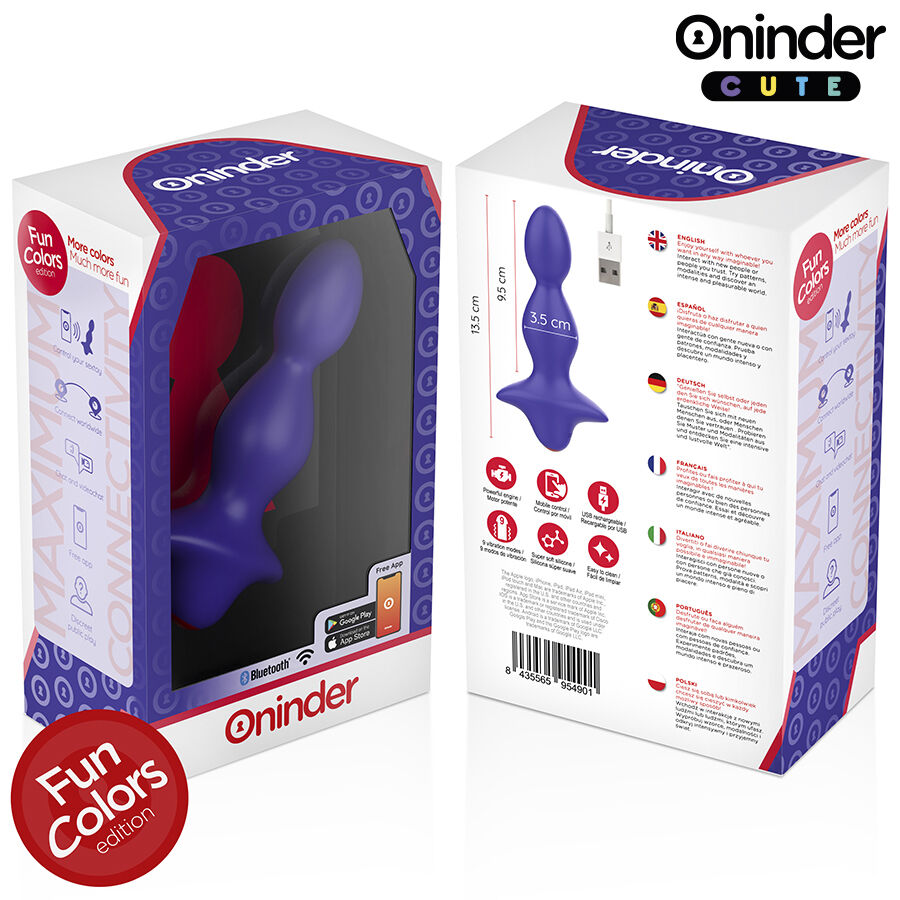 ONINDER CUTE - LOVE BUTT VIBRADOR PLUG ANAL DILATADOR - APP MUNDIAL GRATUITA - Imagen 7