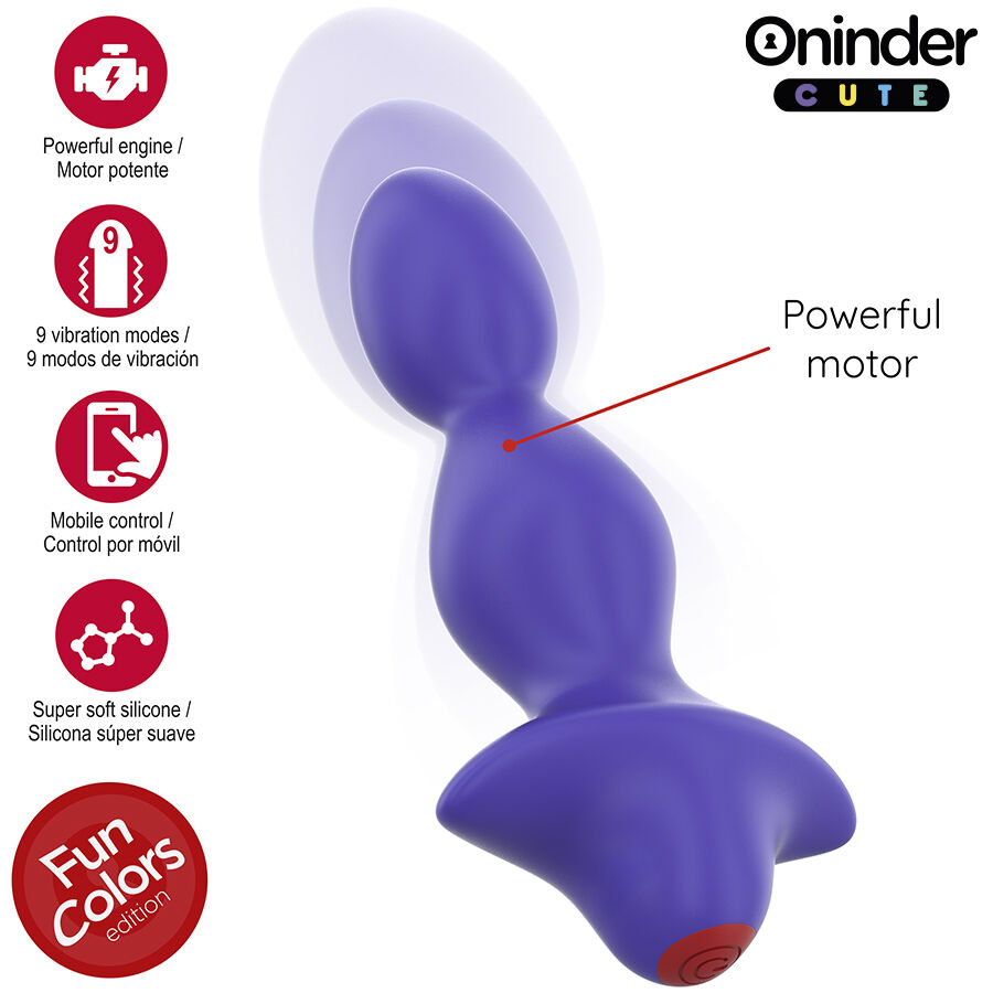 ONINDER CUTE - LOVE BUTT VIBRADOR PLUG ANAL DILATADOR - APP MUNDIAL GRATUITA - Imagen 4