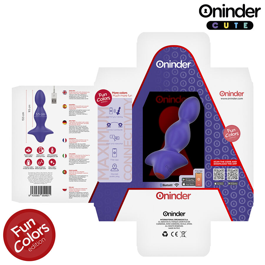 ONINDER CUTE - LOVE BUTT VIBRADOR PLUG ANAL DILATADOR - APP MUNDIAL GRATUITA - Imagen 6