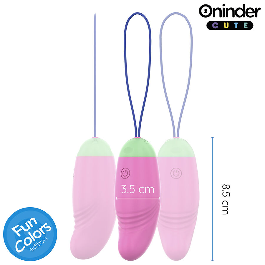ONINDER CUTE – LIEBE UND VERGNÜGEN: 360° VIBRIERENDES UND ROTIERENDES SILIKON-EI – KOSTENLOSE WELTWEITE APP – Bild 3
