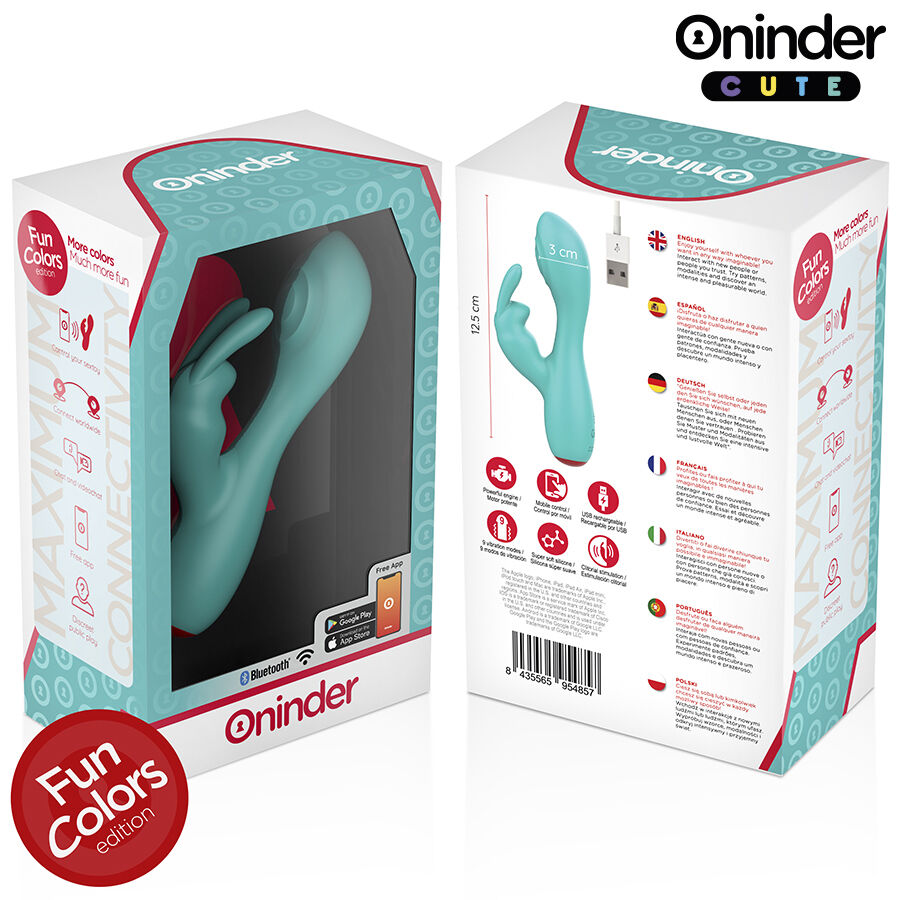 ONINDER CUTE - VIBRATEUR CLITORISÉ LOVE BUNNY G-SPOT - APPLICATION MONDIALE GRATUITE – Image 8