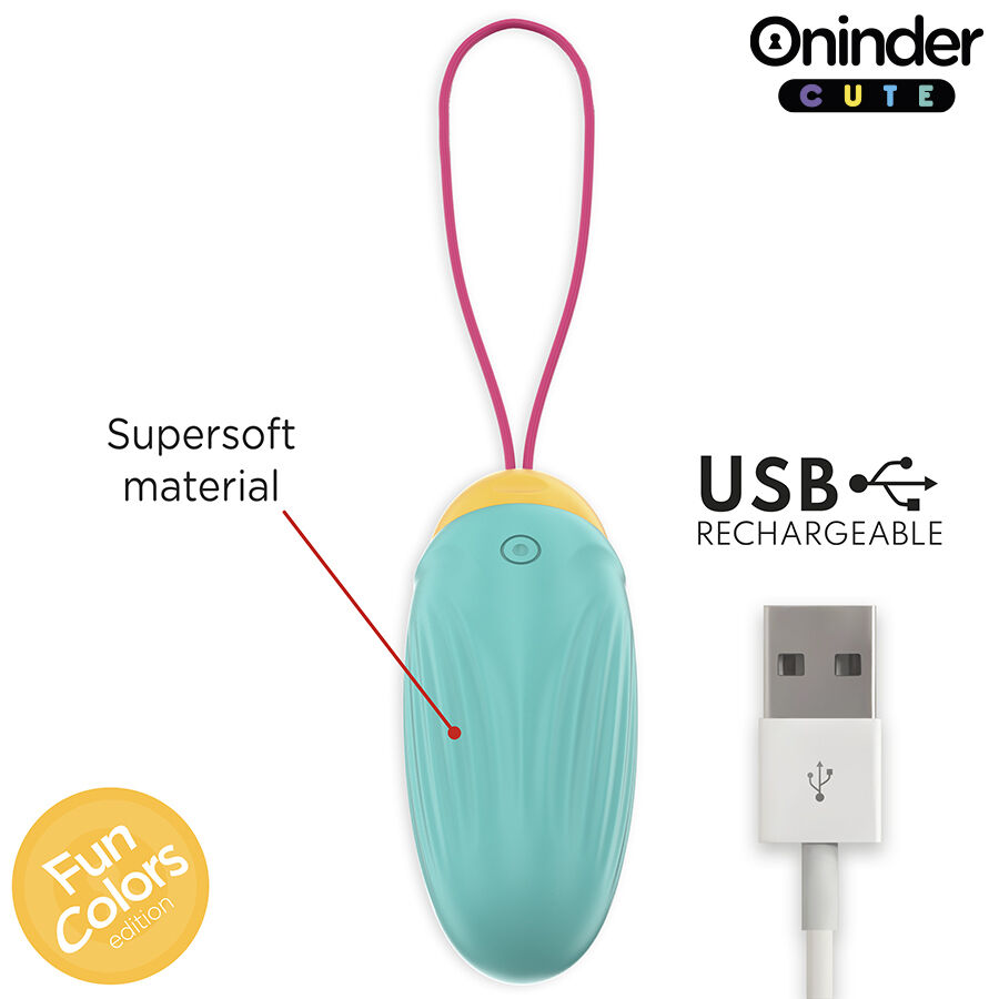 ONINDER CUTE - ŒUF VIBRANT LOVE PLEASURE - PIERRES EN SILICONE ROTATIVES - APPLICATION MONDIALE GRATUITE – Image 4
