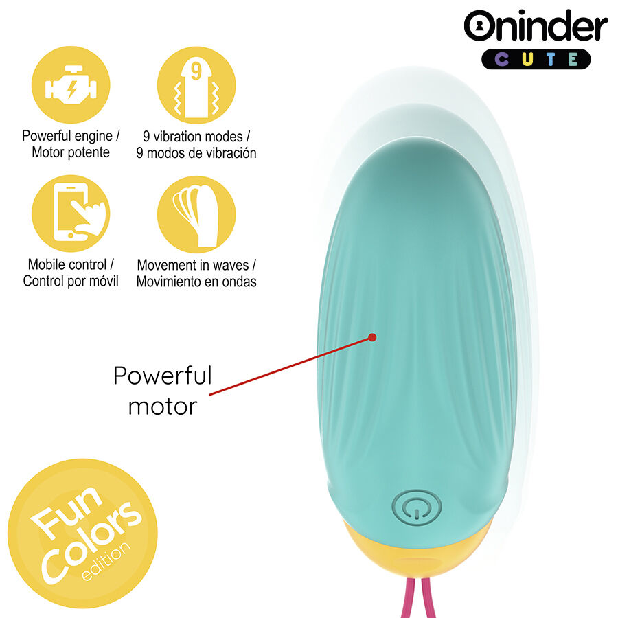 ONINDER CUTE - ŒUF VIBRANT LOVE PLEASURE - PIERRES EN SILICONE ROTATIVES - APPLICATION MONDIALE GRATUITE – Image 6