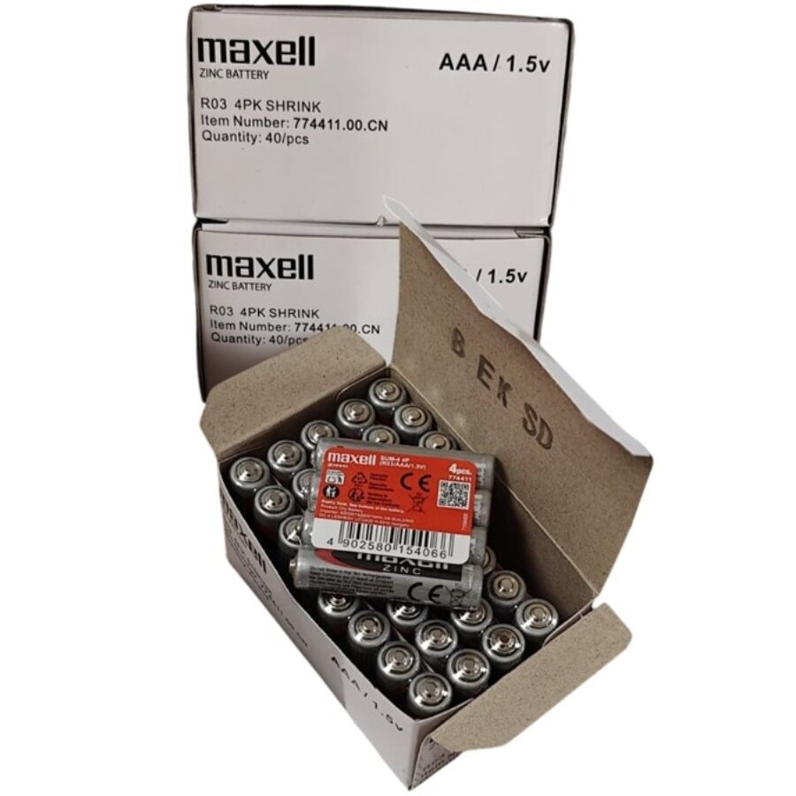 MAXELL - BATTERIE SALINA MANGANESO AAA R03 EINZIEHBAR*4 – Bild 2