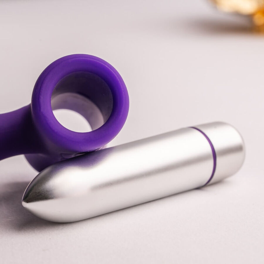 ROCKS-OFF - PETITE SENSATIONS TEAZER ANAL PLUG VIBRATOR LILA – Bild 8