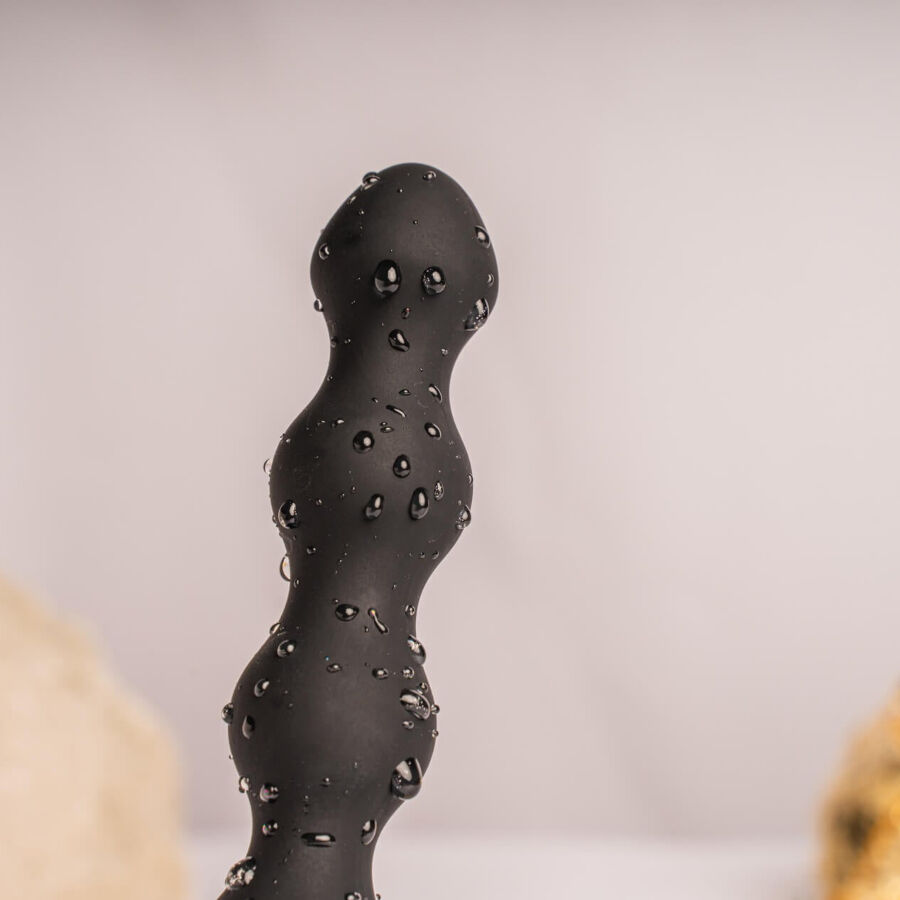 ROCKS-OFF - PETITE SENSATIONS PEARLS ANAL PLUG VIBRATOR SCHWARZ – Bild 7