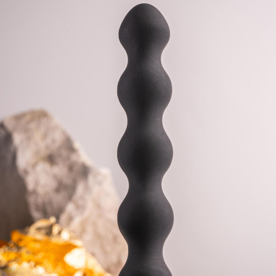 ROCKS-OFF - PETITE SENSATIONS PEARLS ANAL PLUG VIBRATOR SCHWARZ – Bild 8