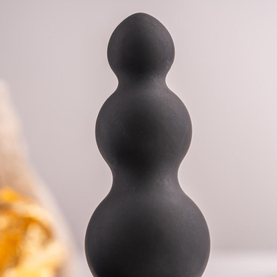 ROCKS-OFF - PETITE SENSATIONS BUBBLES ANAL PLUG VIBRATOR SCHWARZ – Bild 5