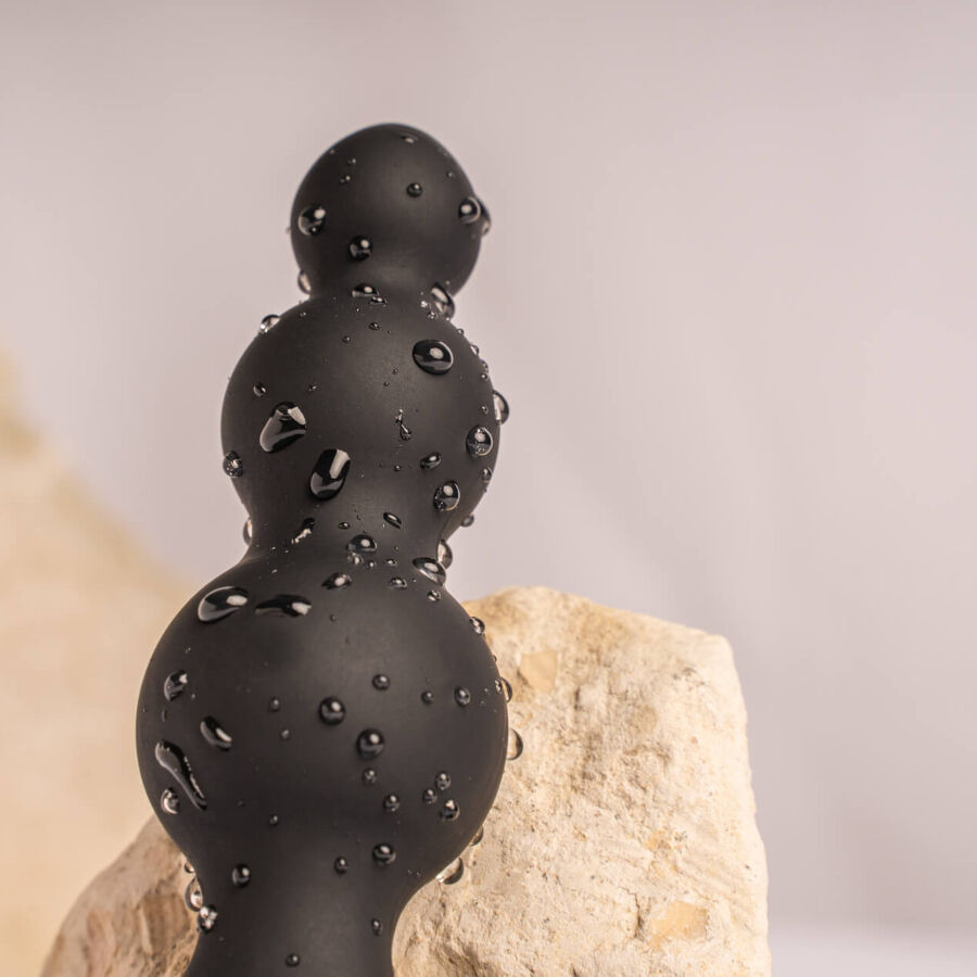 ROCKS-OFF - PETITE SENSATIONS BUBBLES ANAL PLUG VIBRATOR SCHWARZ – Bild 6