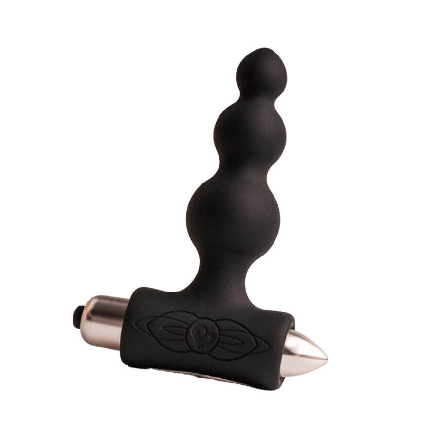 ROCKS-OFF - PETITE SENSATIONS BUBBLES ANAL PLUG VIBRATOR SCHWARZ – Bild 7