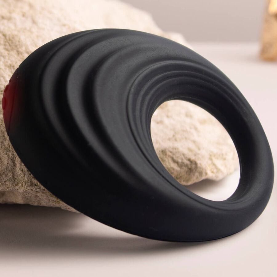 ROCKS-OFF - ANNEAU PÉNIS VIBRANT SPIRE BLACK – Image 9