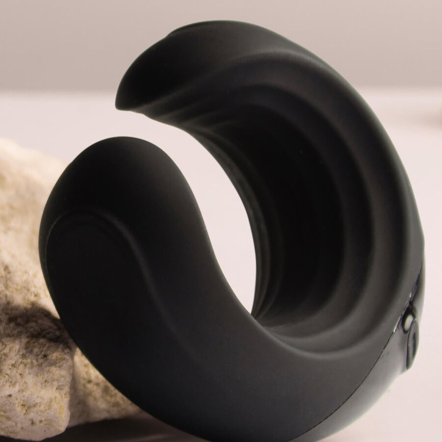 ROCKS-OFF - MASTURBATEUR VIBRATEUR ECHO BLACK – Image 6