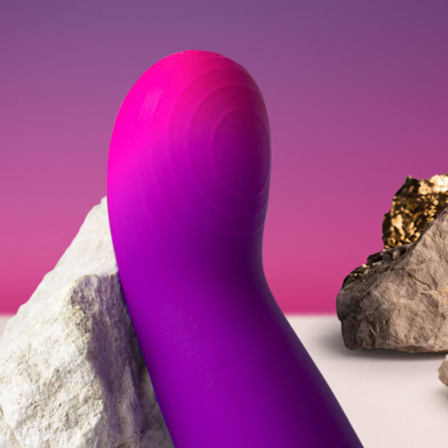 ROCKS-OFF - GLOW GIRL VIBE VIBRADOR DISCRETO ROXO PARA PONTO G - Image 8