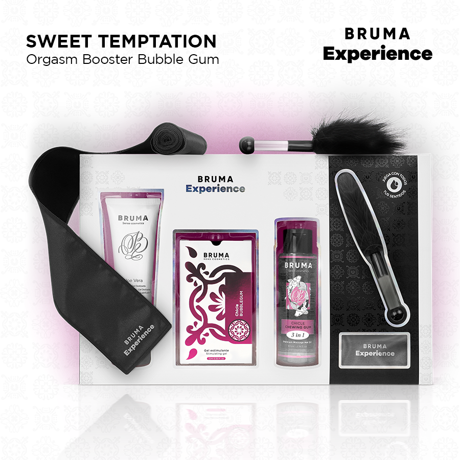 BRUMA XPERIENCE - KIT TENTATION DE GOMME SUCRÉ AVEC AMPLIFICATEUR D'ORGASME – Image 7