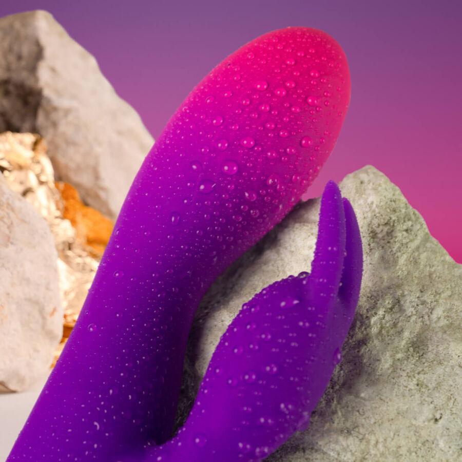 ROCKS-OFF - GLO-GIRL VIBRATEUR LAPIN VIOLET – Image 5