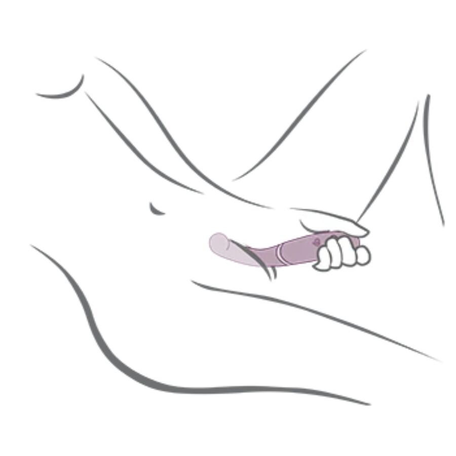 ROCKS-OFF - GEMINI DOUBLE VIBRATEUR STIMULATEUR DE CLITORIS POINT G VIOLET – Image 2