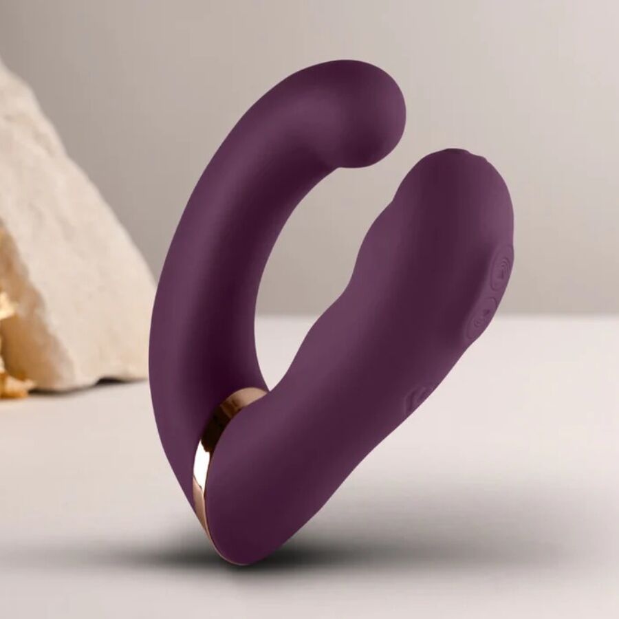 ROCKS-OFF - GEMINI DOUBLE VIBRATEUR STIMULATEUR DE CLITORIS POINT G VIOLET – Image 5