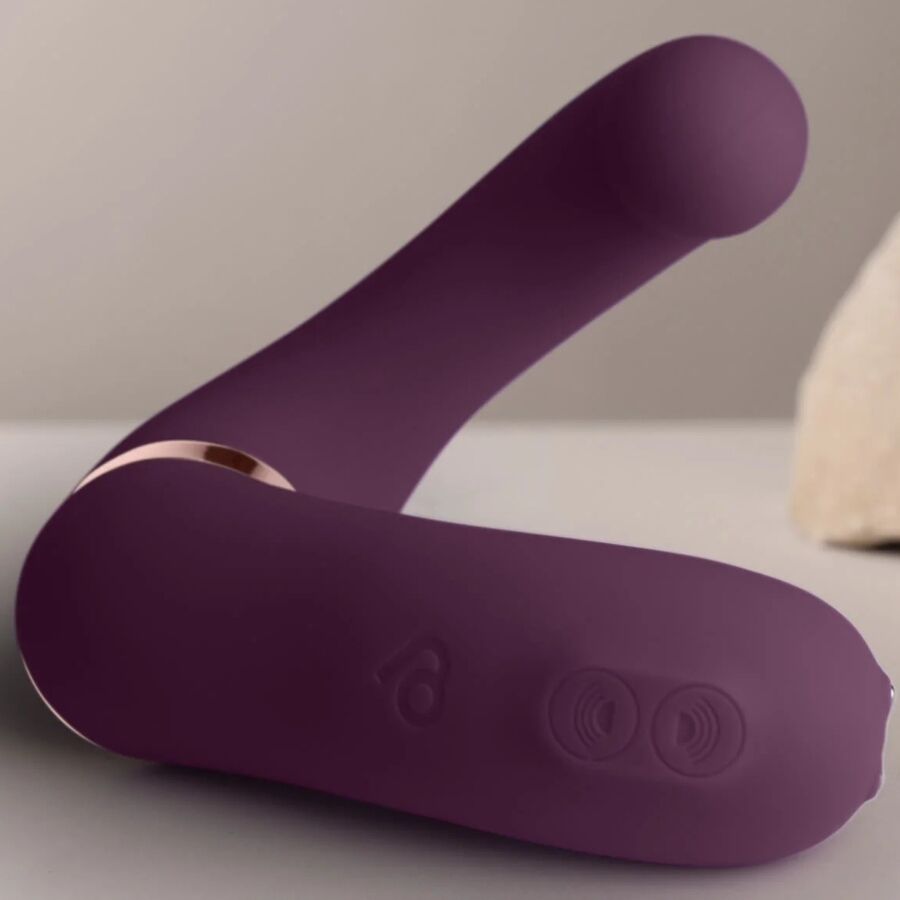ROCKS-OFF - GEMINI DOUBLE VIBRATEUR STIMULATEUR DE CLITORIS POINT G VIOLET – Image 10