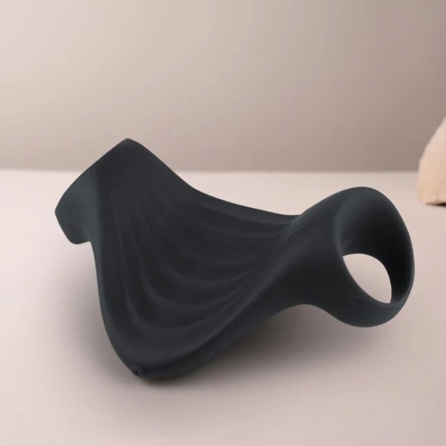 ROCKS-OFF - VIBRATORE FLESSIBILE PALM BLACK MASTURBATOR - immagine 3