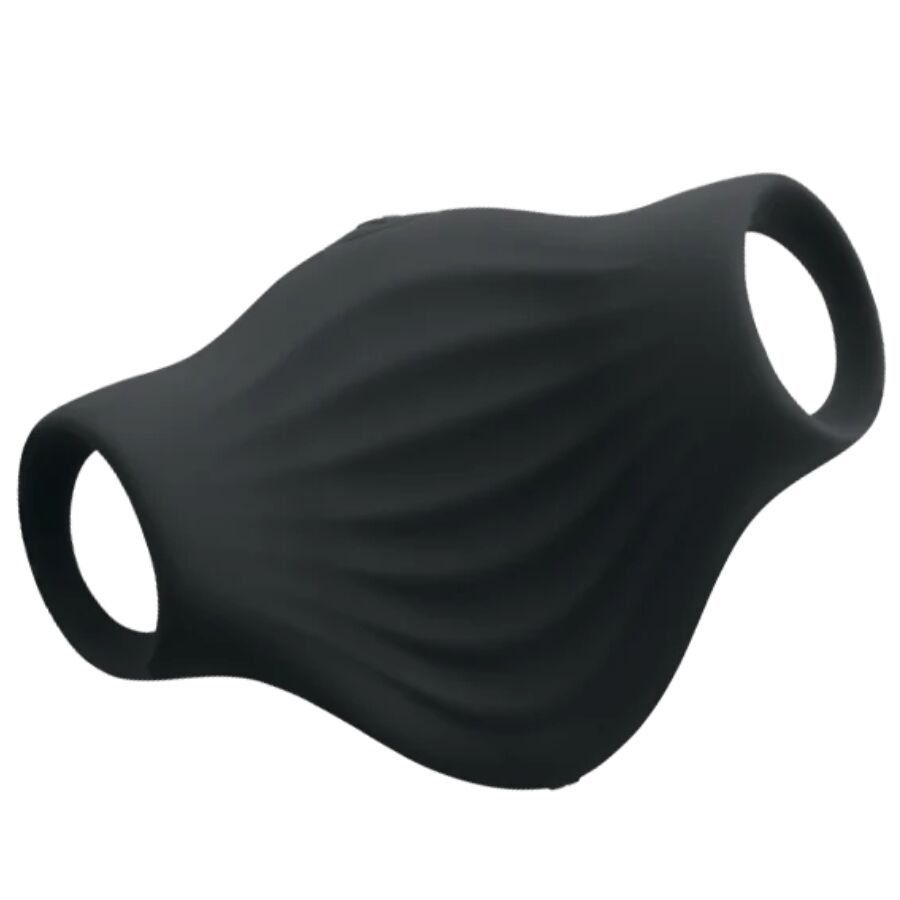 ROCKS-OFF - VIBRATORE FLESSIBILE PALM BLACK MASTURBATOR - immagine 5