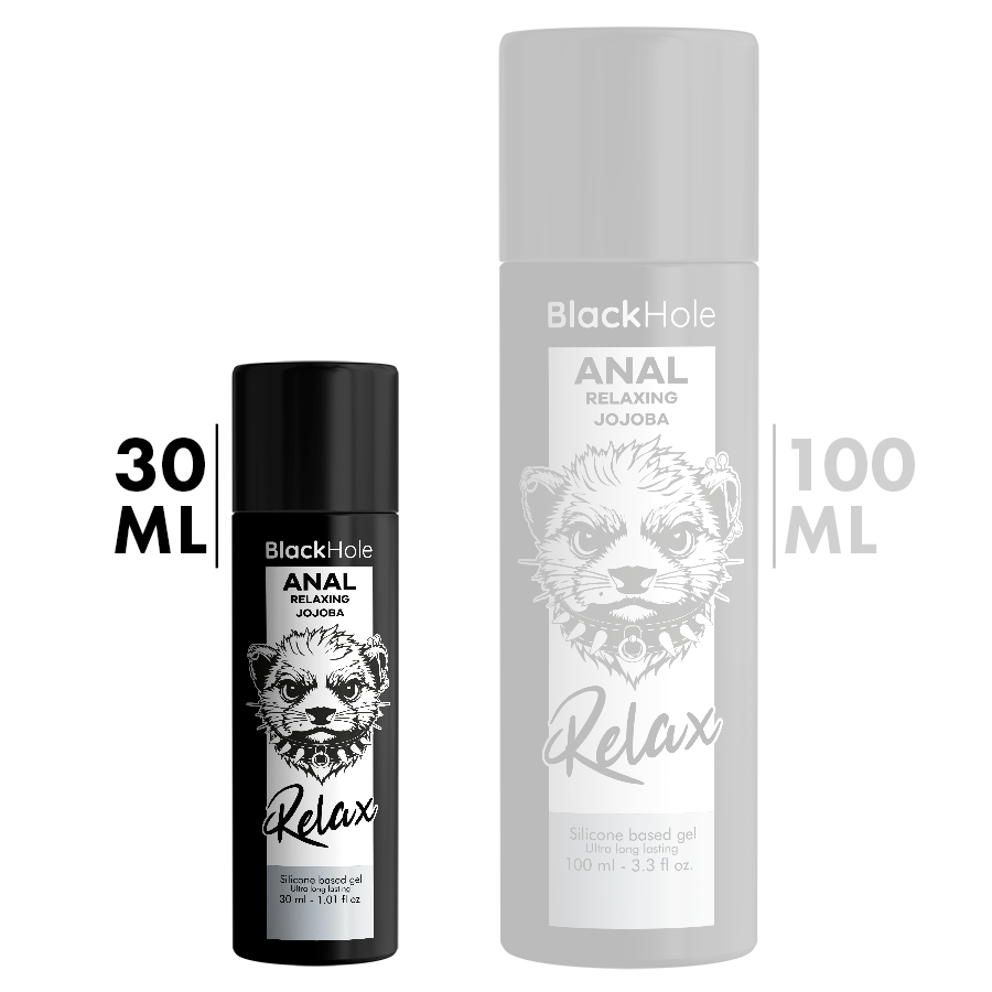 BLACK HOLE - ANAL ENTSPANNENDE JOJOBA RELAX SILIKONBASIS 30 ML – Bild 2