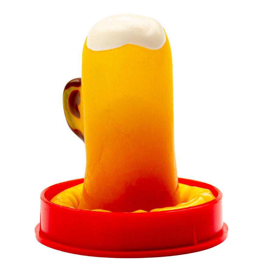 CONDOMERIE - PRESERVATIVI NOVITÀ DIPINTI A MANO BICCHIERE DI BIRRA - immagine 4