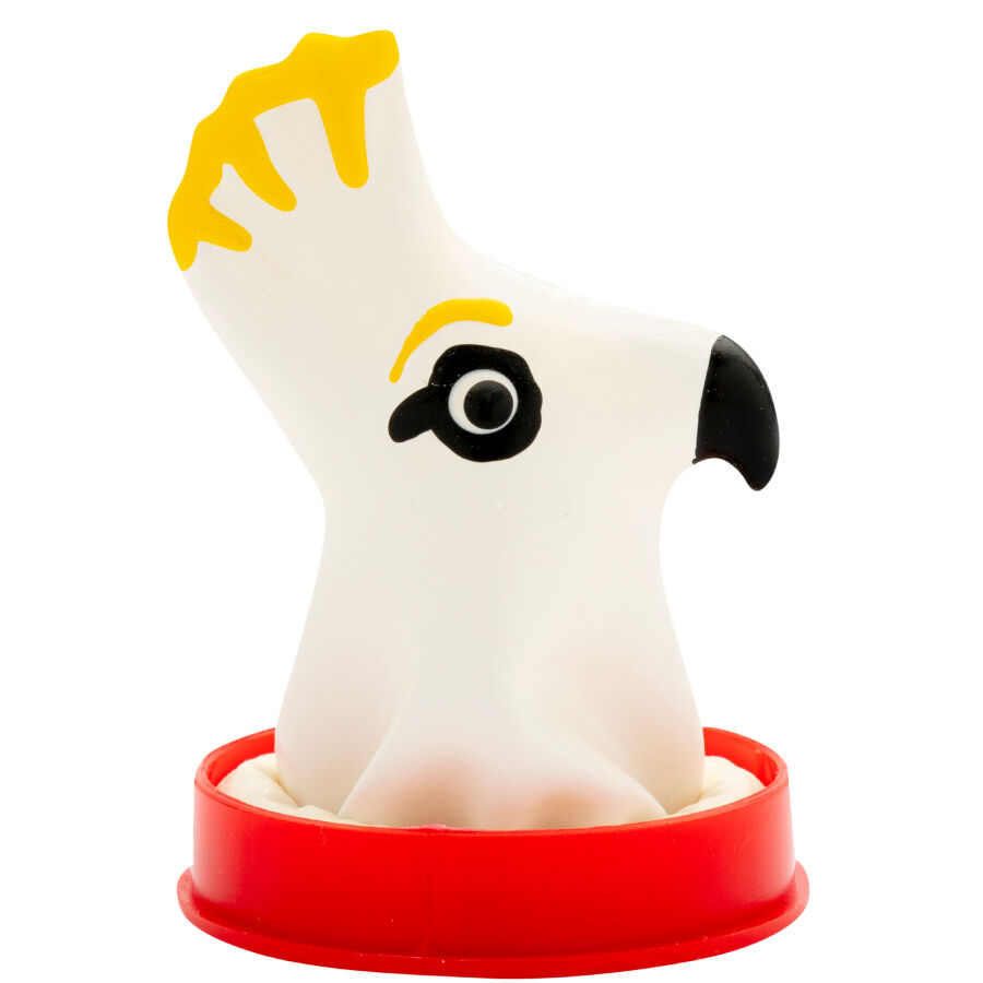 CONDOMERIE - HANDPAINTED NOVELTY CONDOMS PARROT WHITE - Image 5